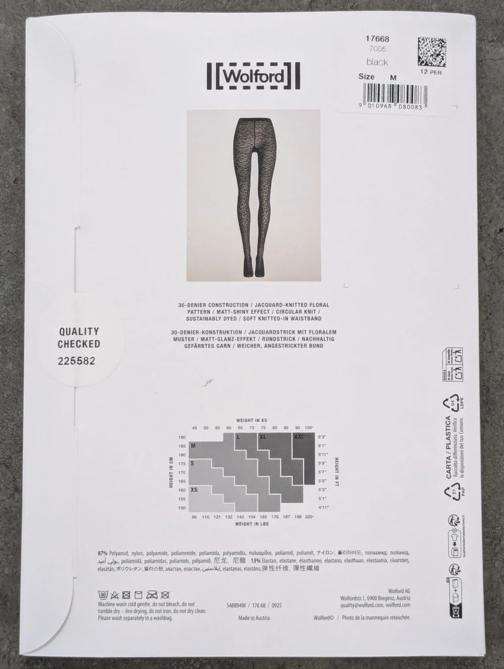 Wolford Bouquet Floral Tights